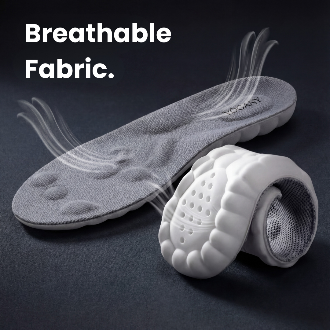 4D Massierende Einlegesohlen – Aktive Linderung & Schmerzfreies Gehen 