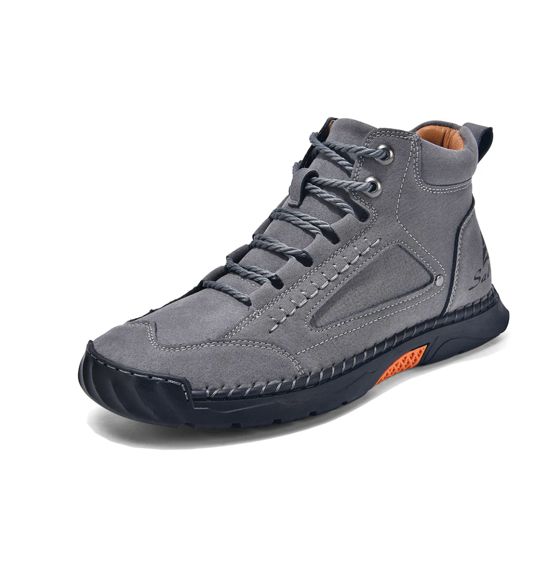 VogSalkin 2.0 - Bottes Barefoot tout-terrain à semelle vulcanisée et cuir vegan imperméable