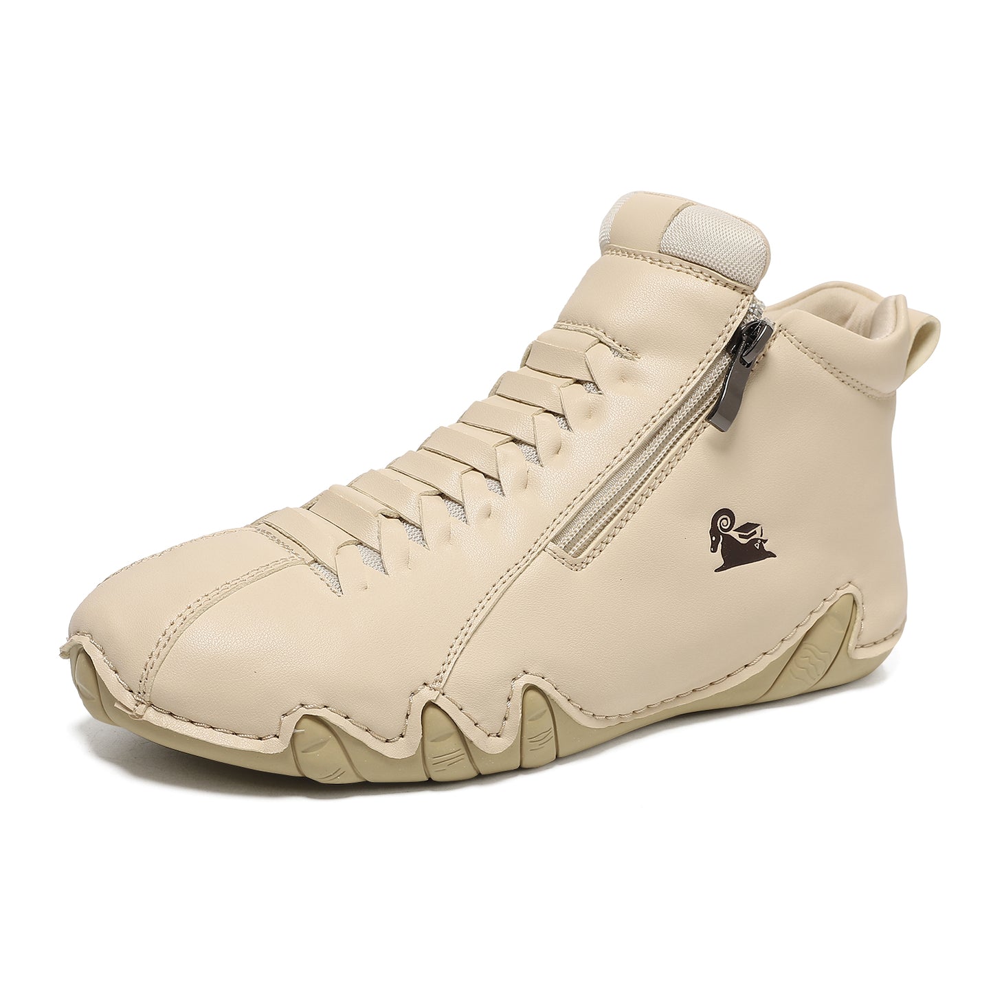 VogBeck 2.0 – Andningsbara Ortopediska Skor med Dubbel Dragkedja Komfort 