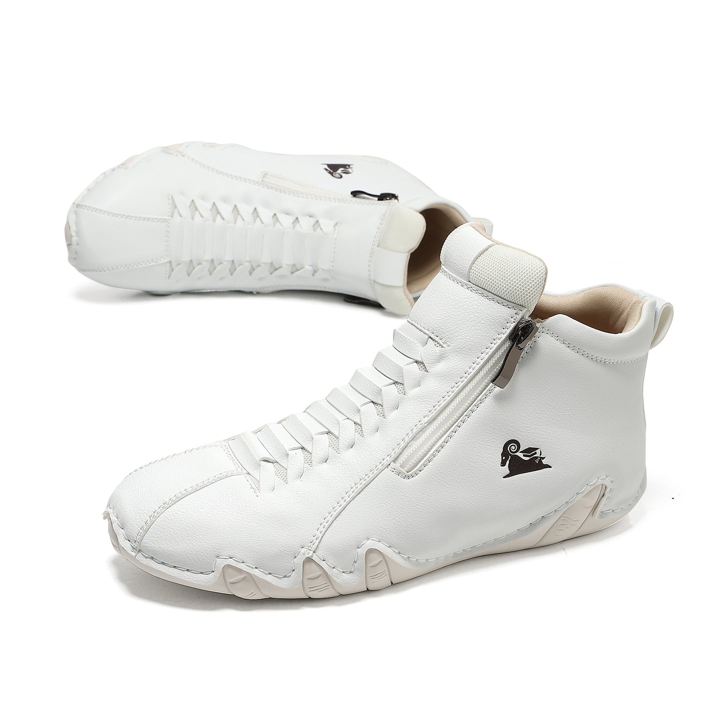 VogBeck 2.0 – Andningsbara Ortopediska Skor med Dubbel Dragkedja Komfort 