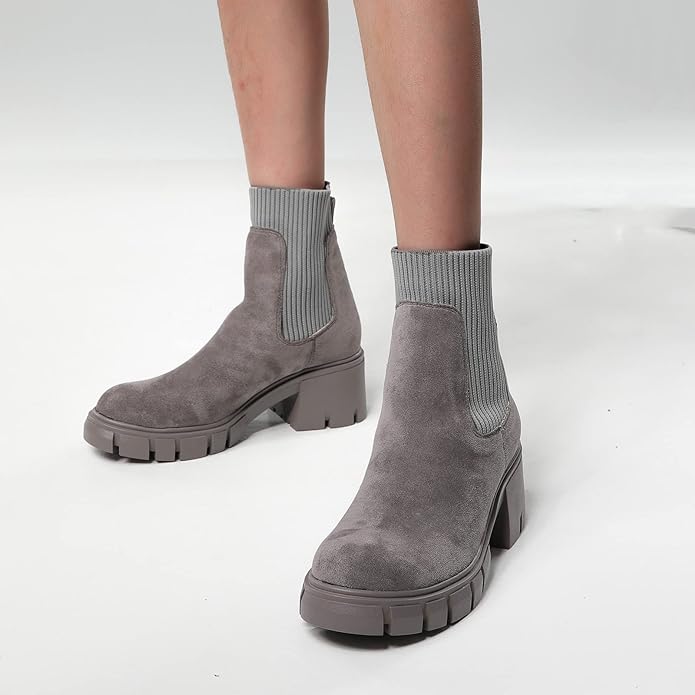 Botas de meia modernas e confortáveis para um estilo na moda 